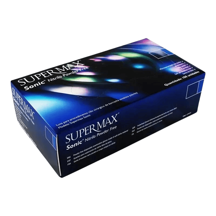 Luva Nitrilica Sonic para procedimento (sem pó) – Supermax®