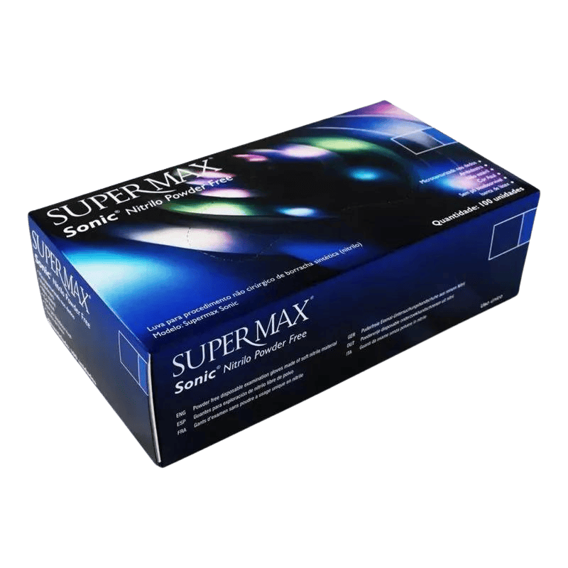 Luva Nitrilica Sonic para procedimento (sem pó) – Supermax®