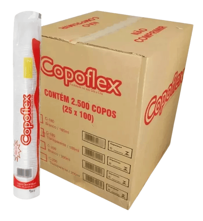 Copo Descartável 200ml Caixa
